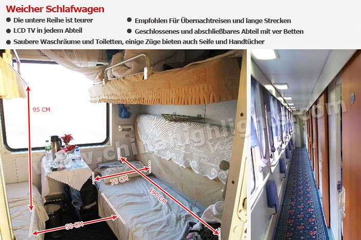 Weicher Schlafwagen