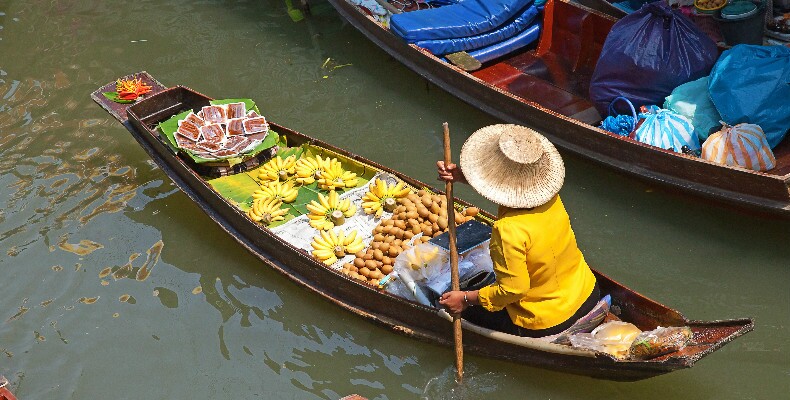 Damnoen Saduak Floating Market,