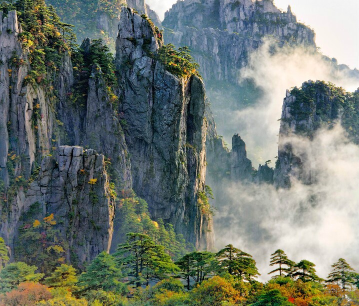 Huangshan- Gelbe Berge