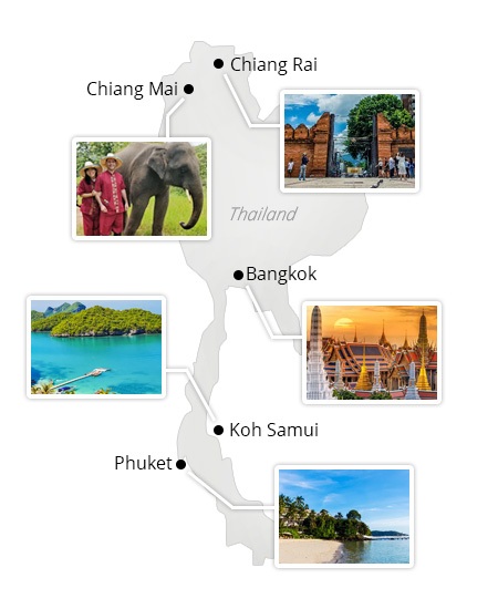 thailand karte