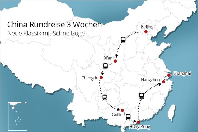China Rundreise 3 Wochen